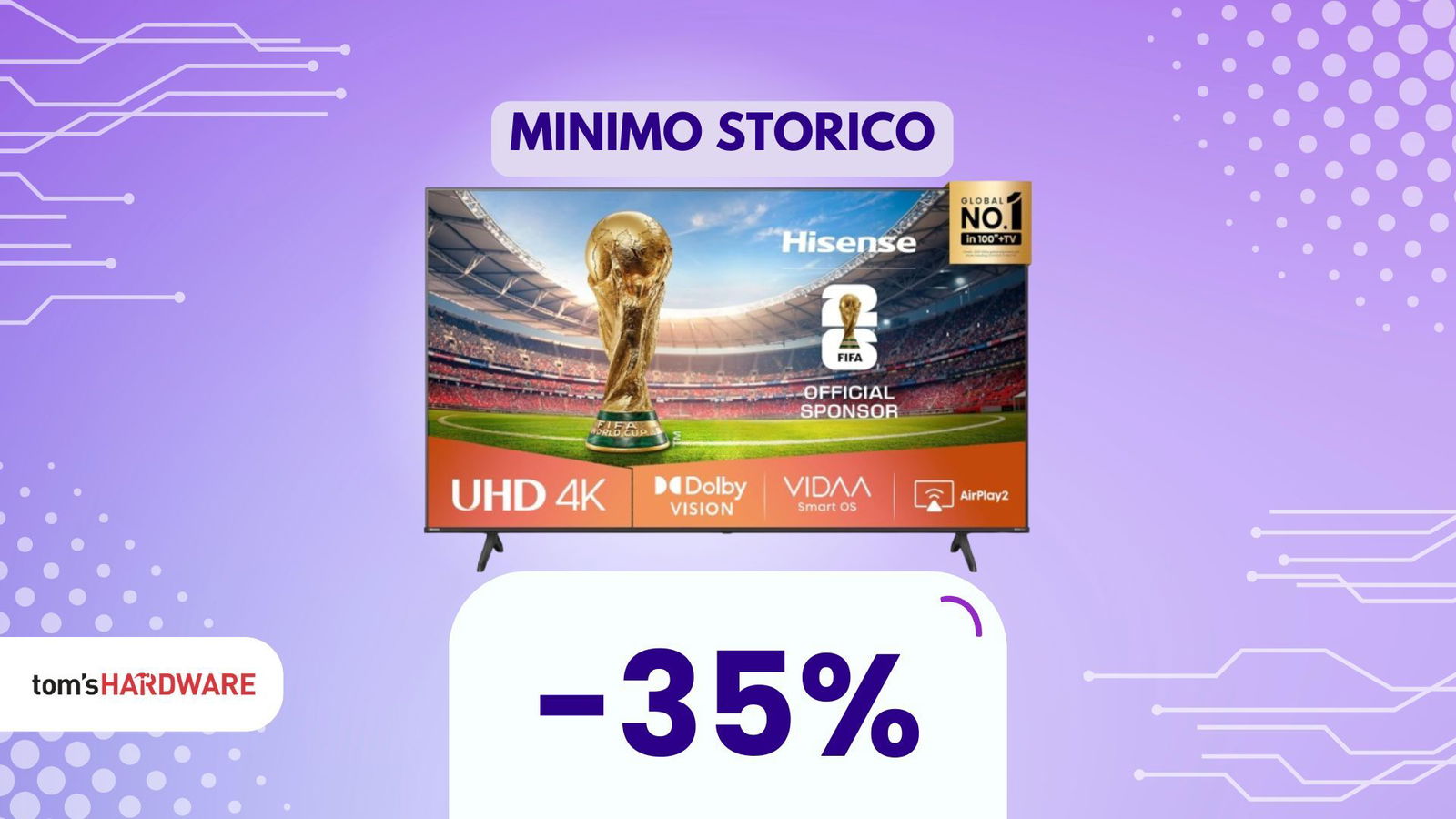 Il prezzo batte la qualità? Questa TV Hisense a 259€ mette tutti d’accordo