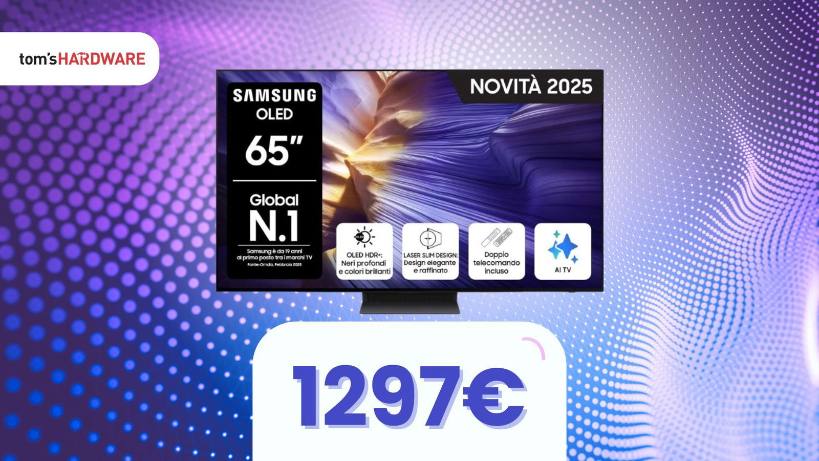 La TV Samsung OLED che oggi mette d’accordo qualità e prezzo