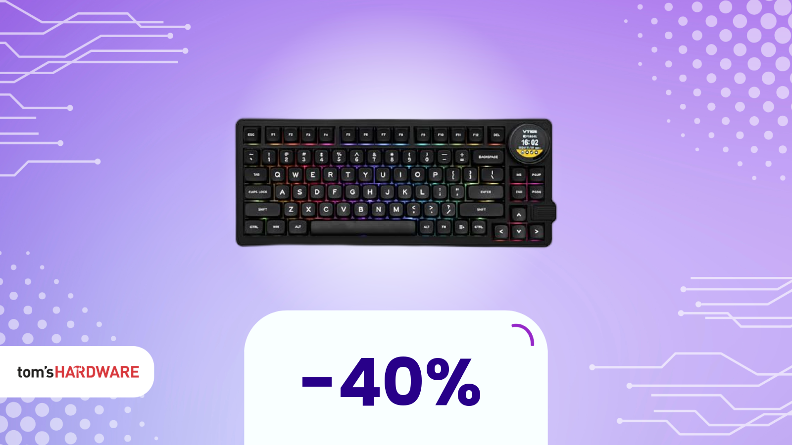 Display sulla tastiera? Sì, e ora puoi averla con il 40% di sconto!