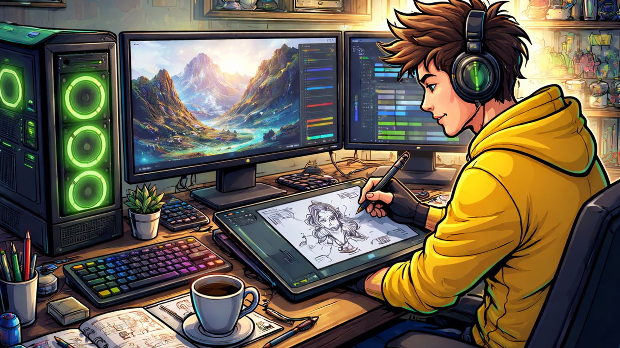 Immagine di Dall'idea all'opera d'arte: come NVIDIA Studio accelera la creatività