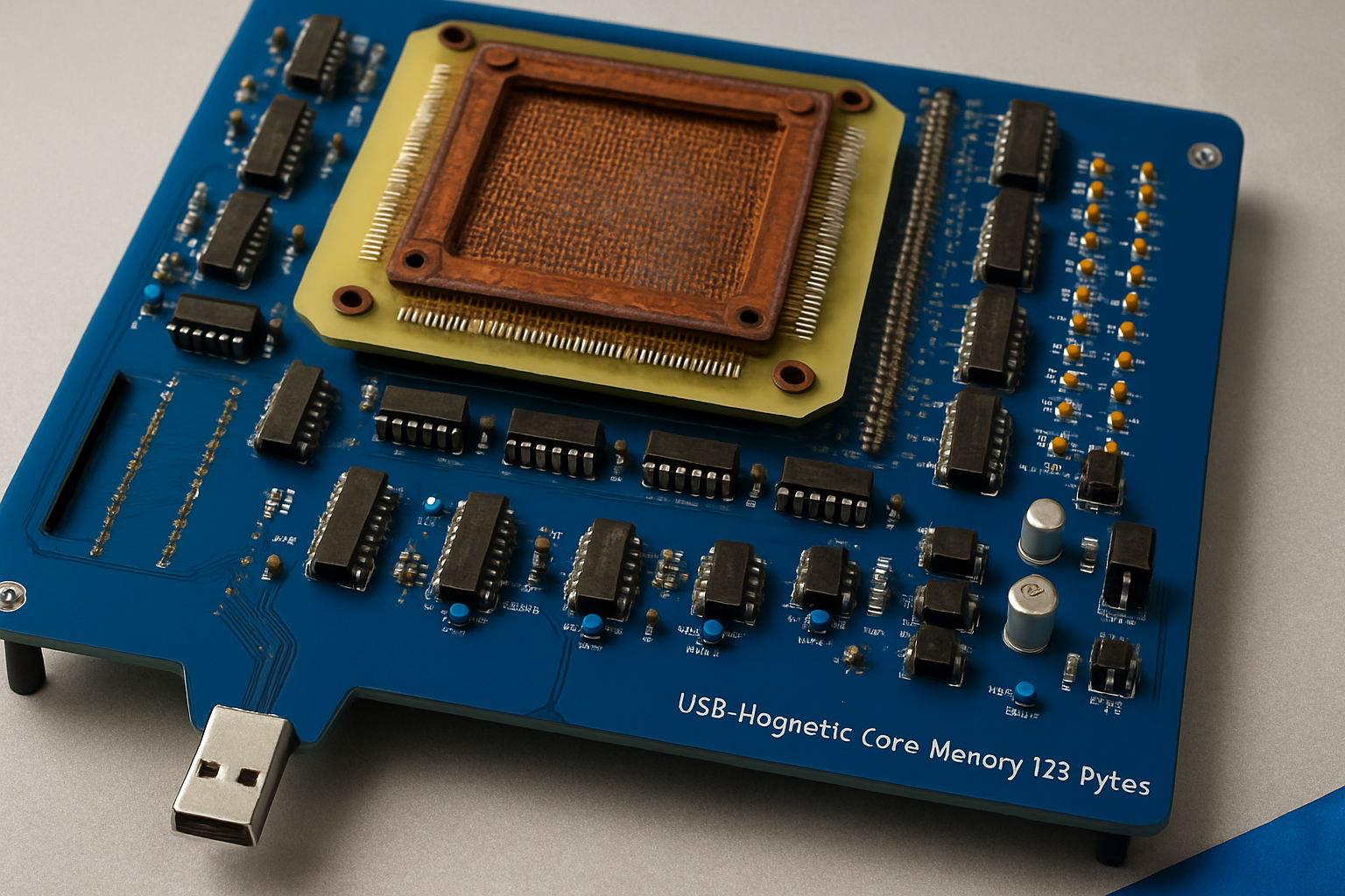 USB da 128 byte grande come un piatto: il progetto più assurdo del web