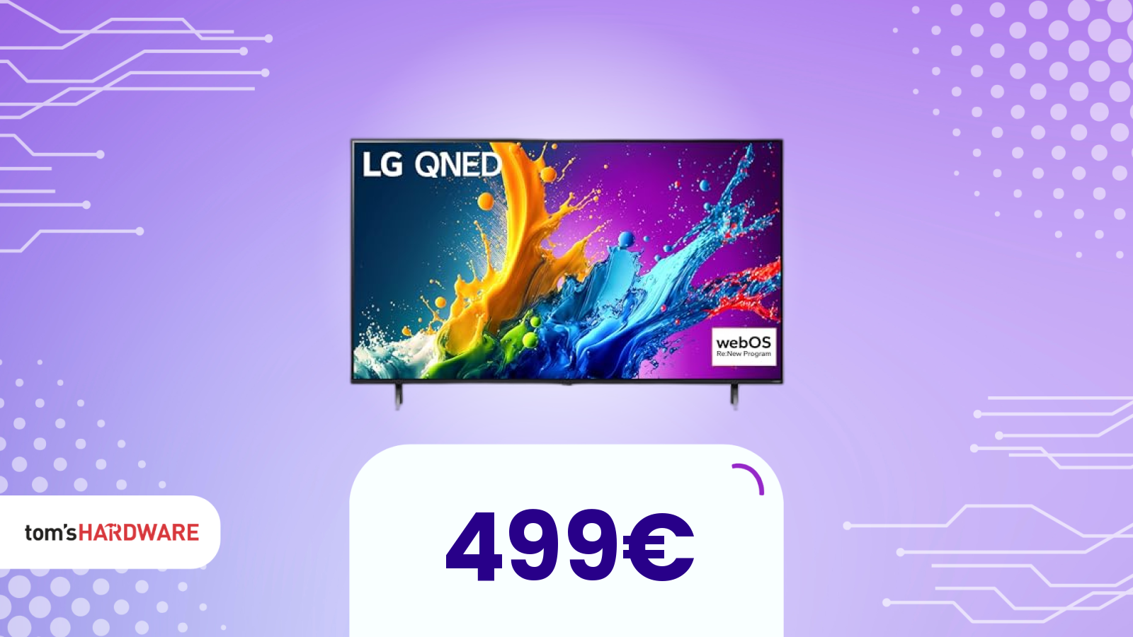 Per la prima volta sotto i 500€: la TV LG con controllo della retroilluminazione