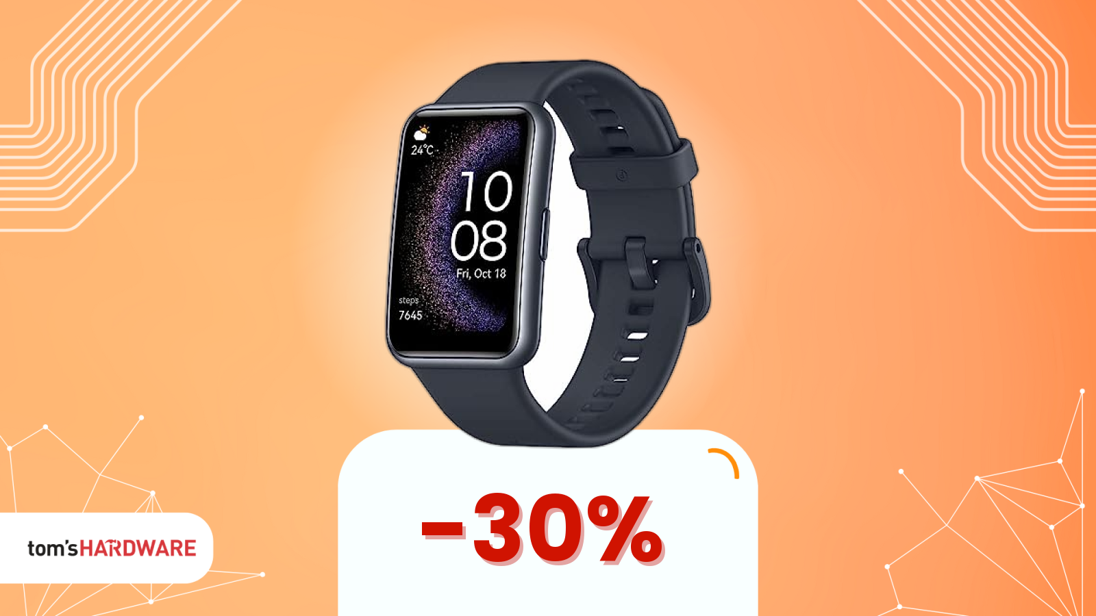 Super offerta Amazon: HUAWEI WATCH FIT a meno di 40€