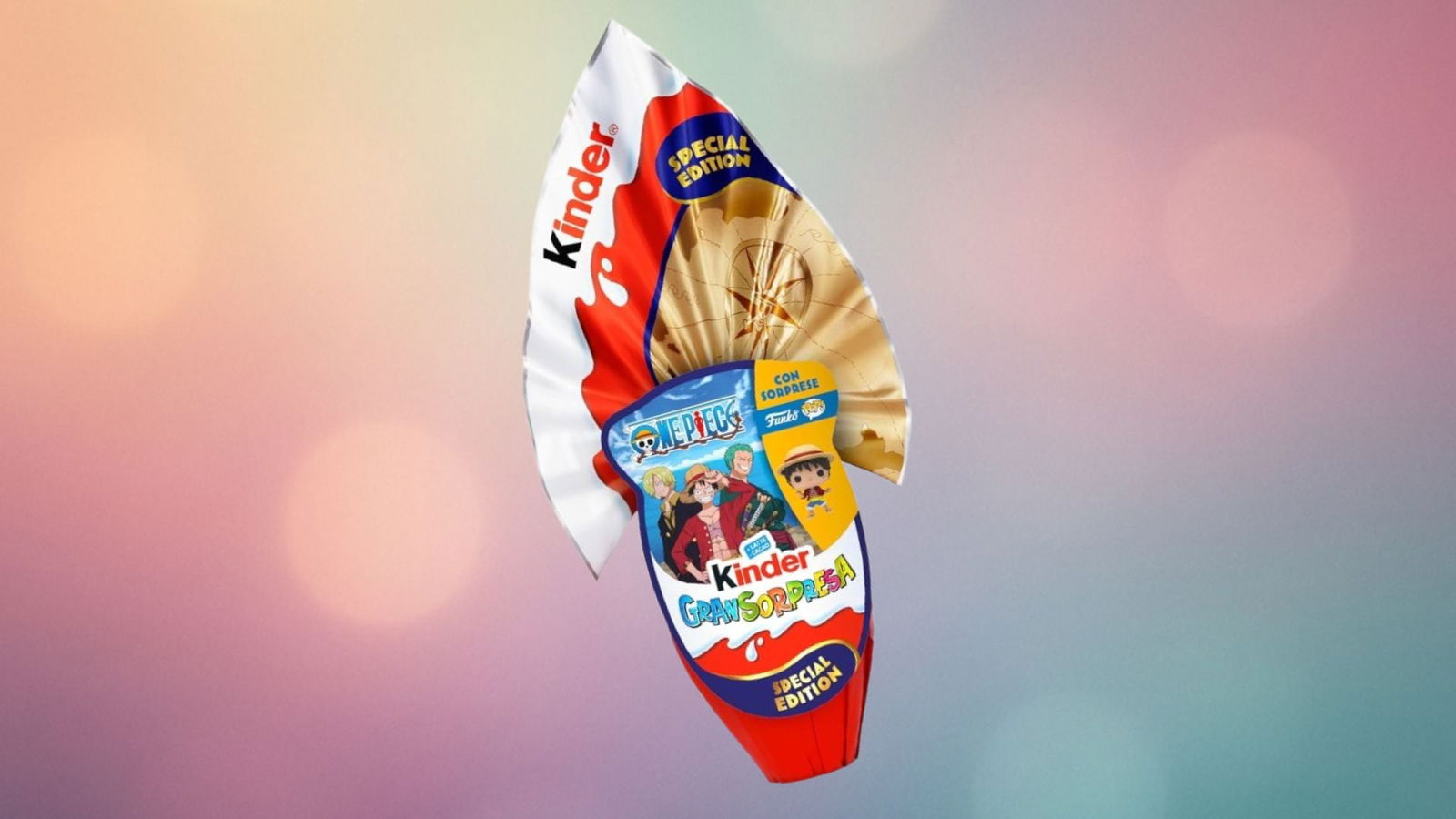 Uova di Pasqua One Piece by Kinder: info e pesi stimati