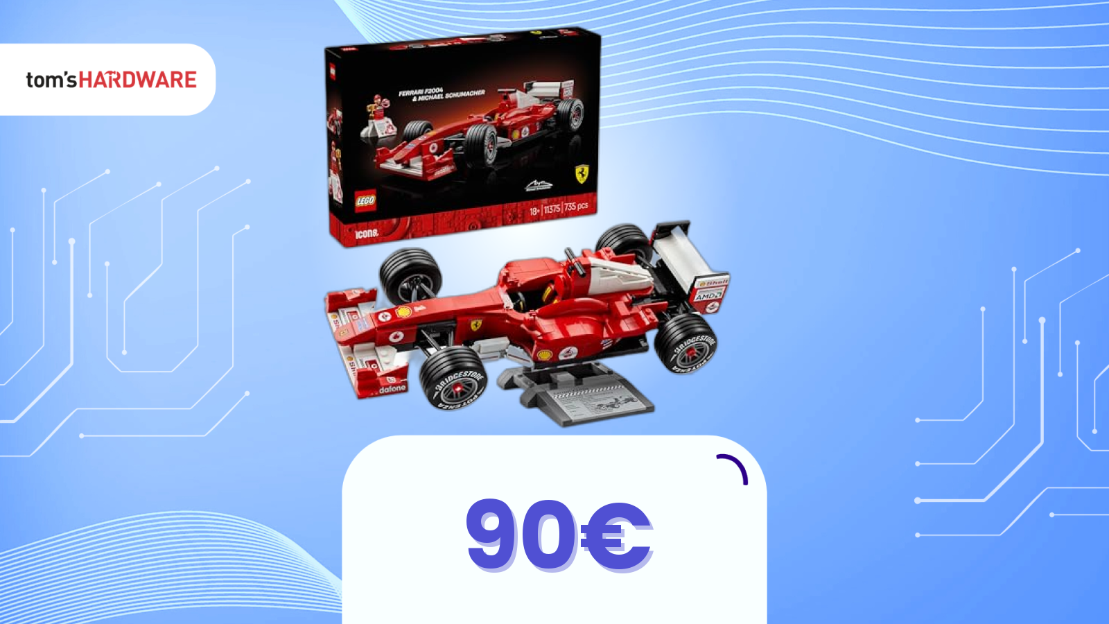LEGO celebra Schumacher: arriva la Ferrari F2004. Prenotala al prezzo più basso