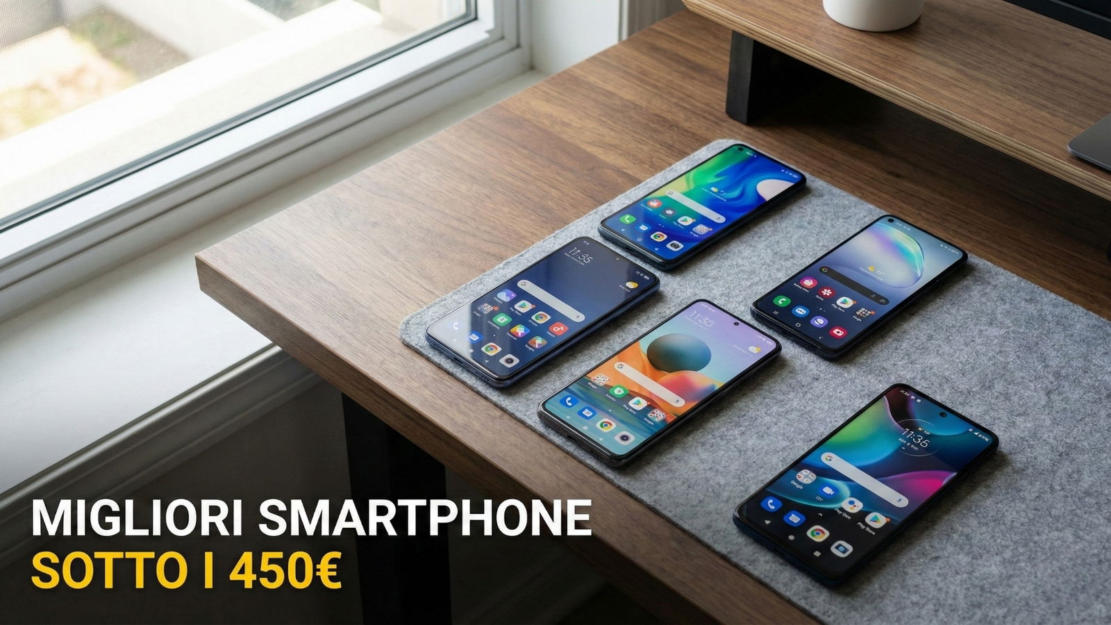 Migliori smartphone sotto i 450€ (febbraio 2026)