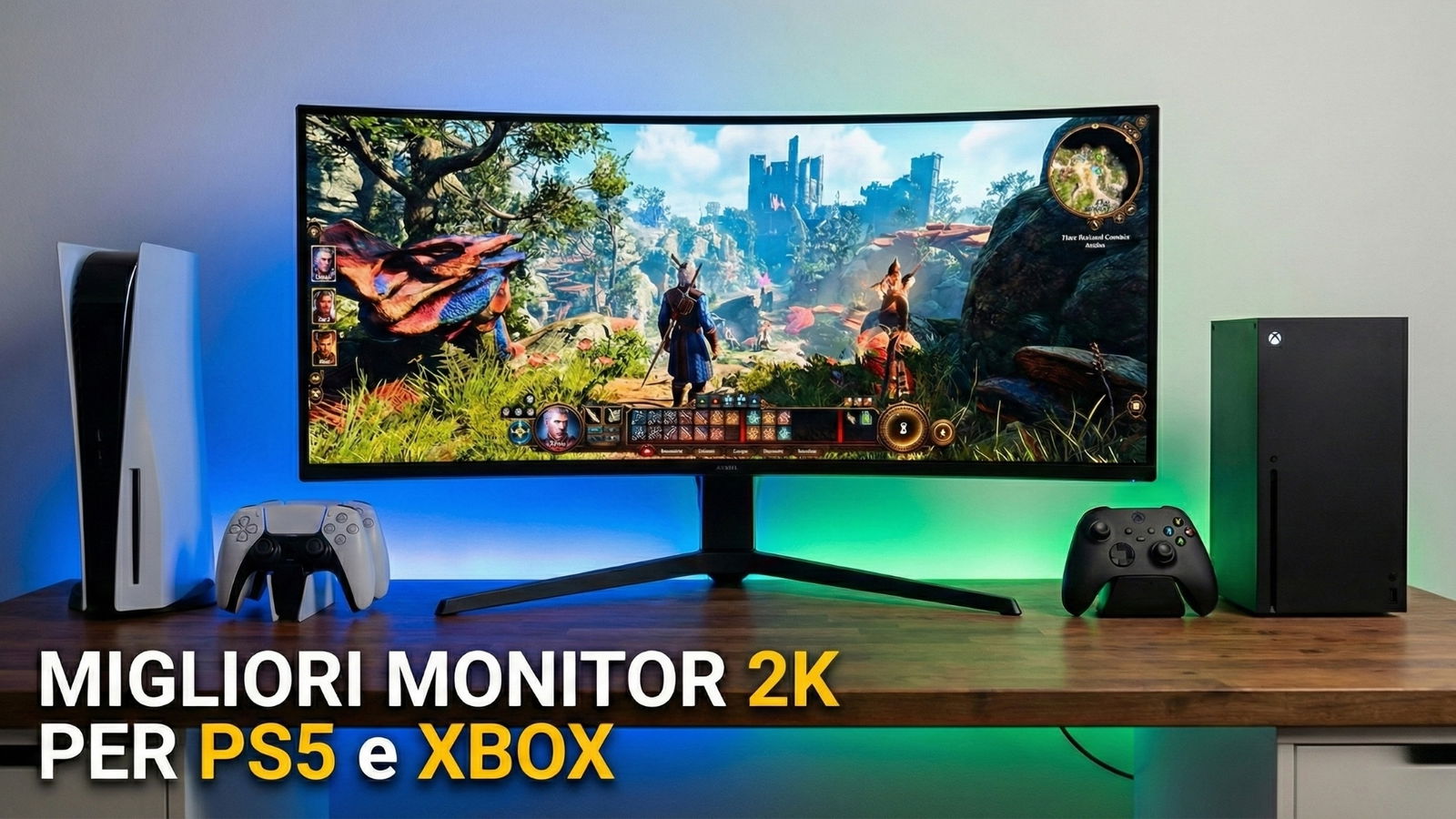 Migliori monitor 2K PS5 e Xbox Series X|S (febbraio 2026)