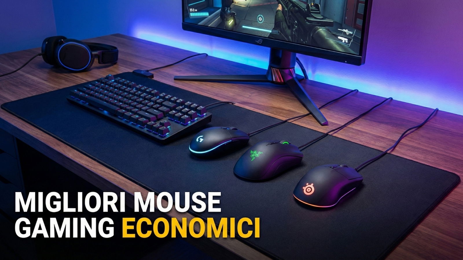Migliori mouse gaming economici (febbraio 2026)