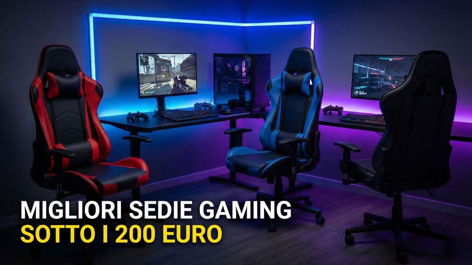 Migliori sedie gaming sotto i 200€ (febbraio 2026)