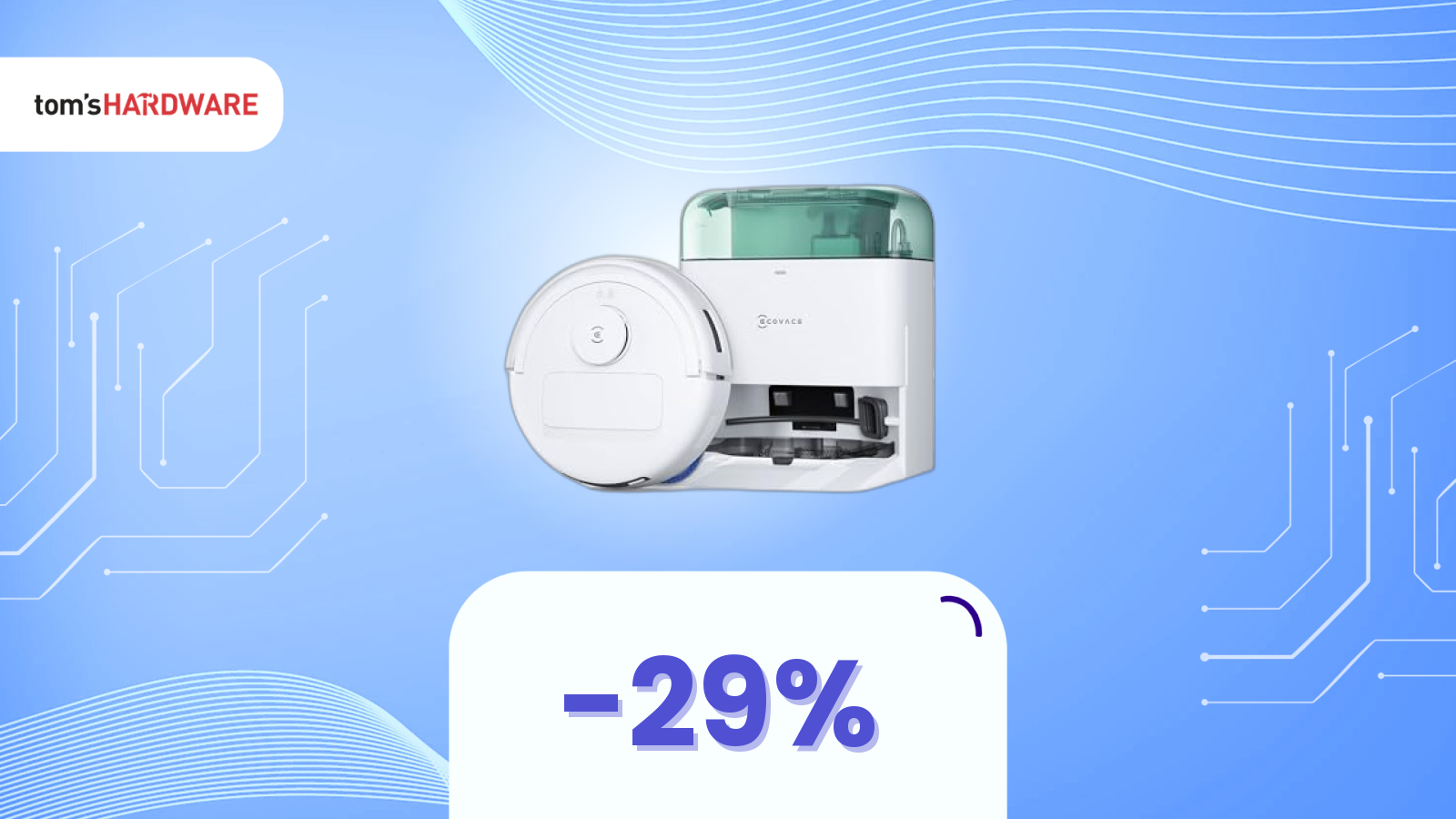 ECOVACS non è solo robot premium: oggi questo lo prendi sotto i 200€