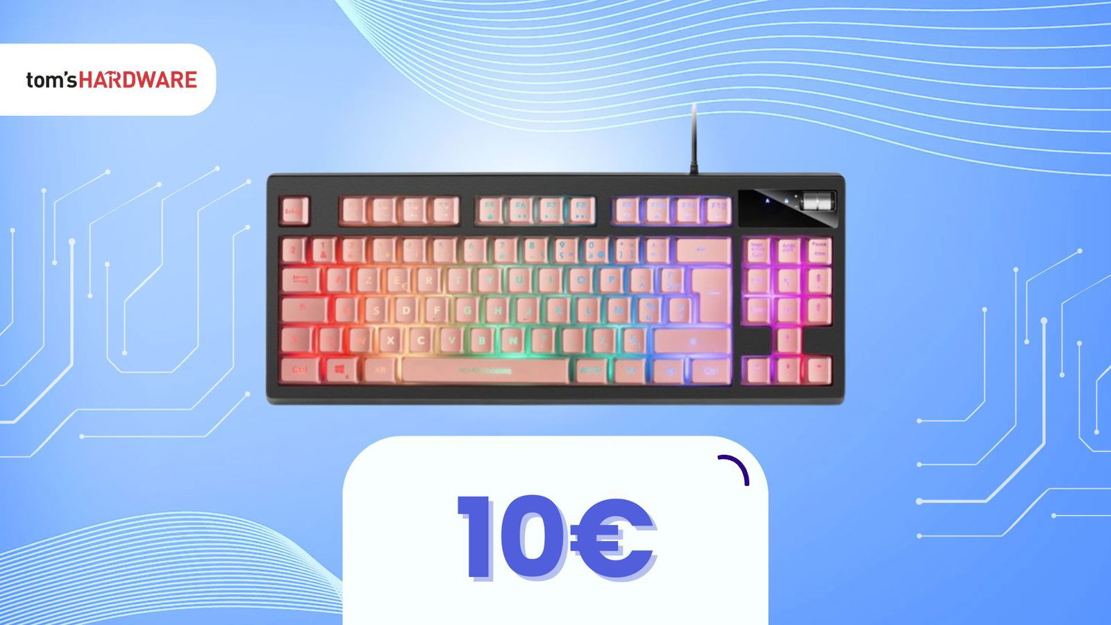 Accetti il layout francese? Allora non puoi perderti questa tastiera a 10€