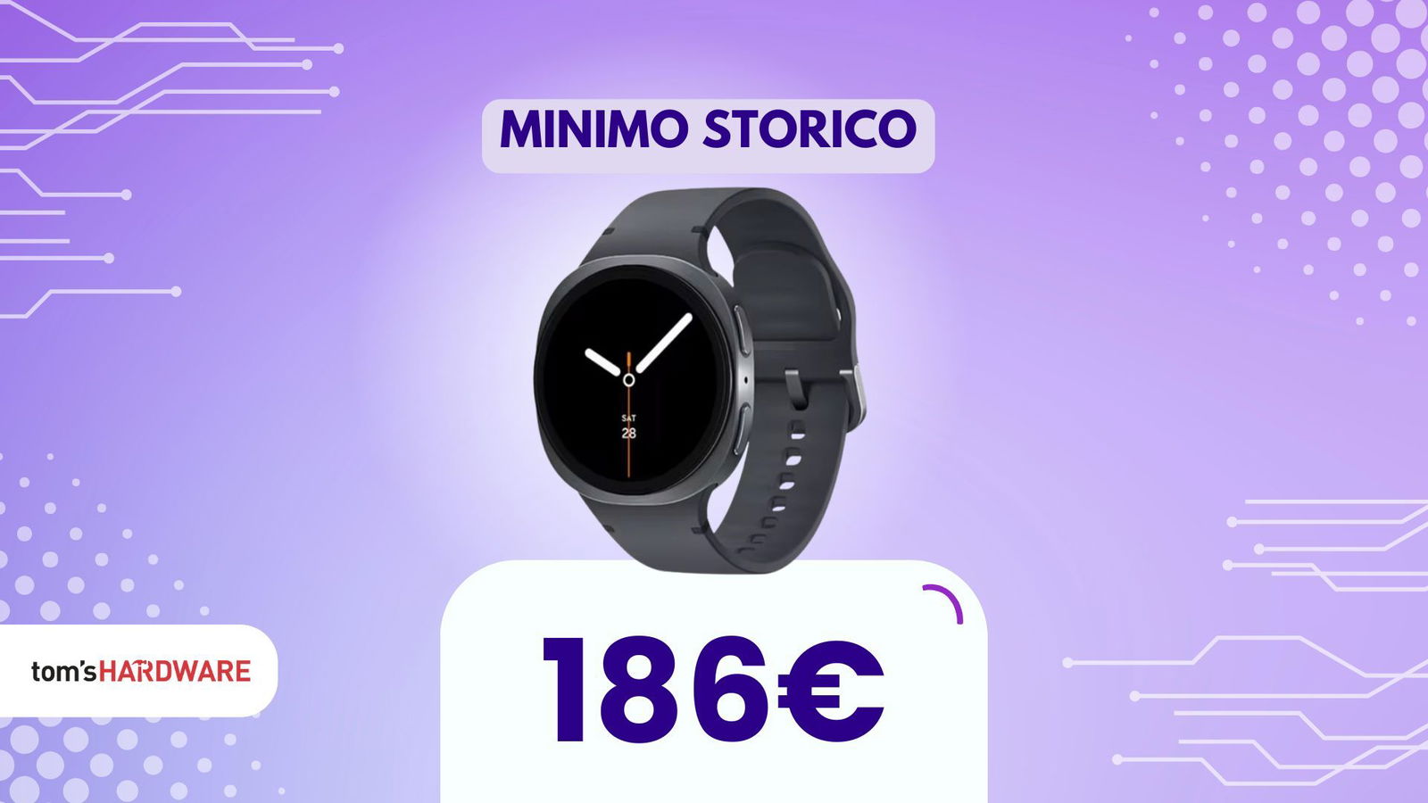 Passi sempre all’ultimo smartwatch? Il Galaxy Watch 8 è tuo a 186€