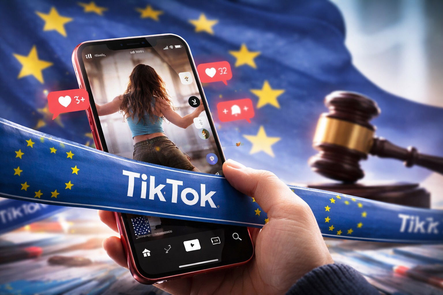 TikTok, per l’UE il design favorisce la dipendenza