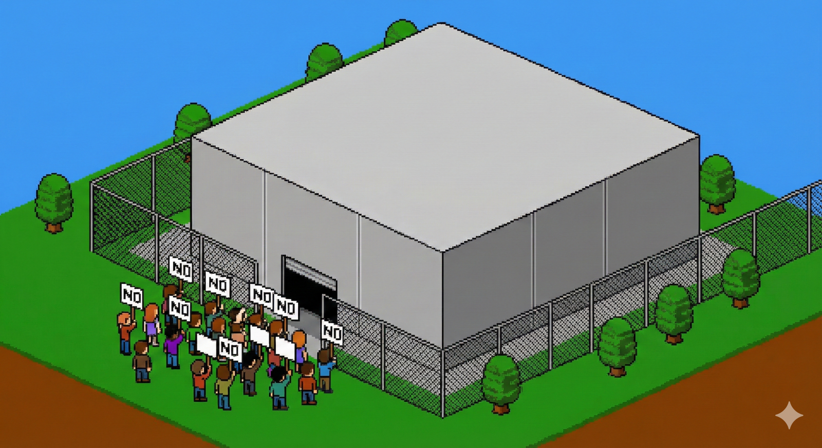 Immagine di In California le proteste hanno fermato un data center