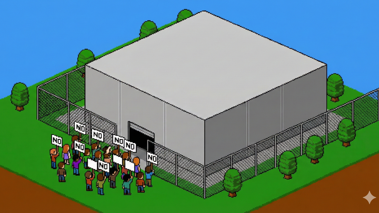 Immagine di In California le proteste hanno fermato un data center