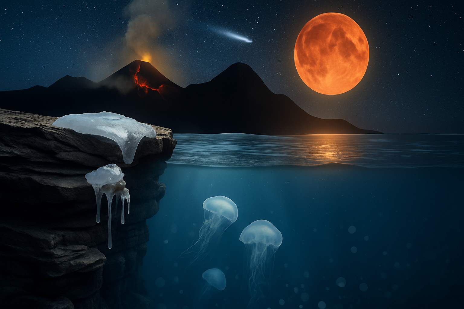 La vita potrebbe essere nata da gel aderenti alle rocce