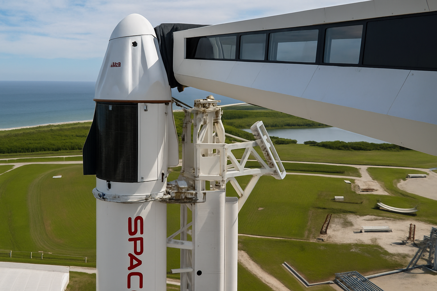 SpaceX smonta il crew arm Dragon per dare spazio a Starship