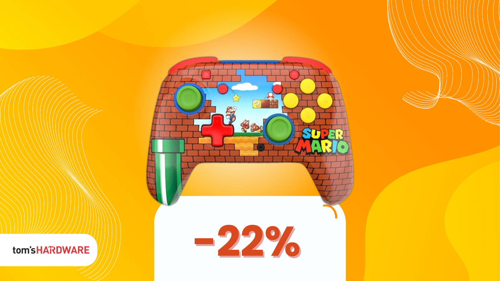 Salta nel mondo di Super Mario con questo controller Switch unico