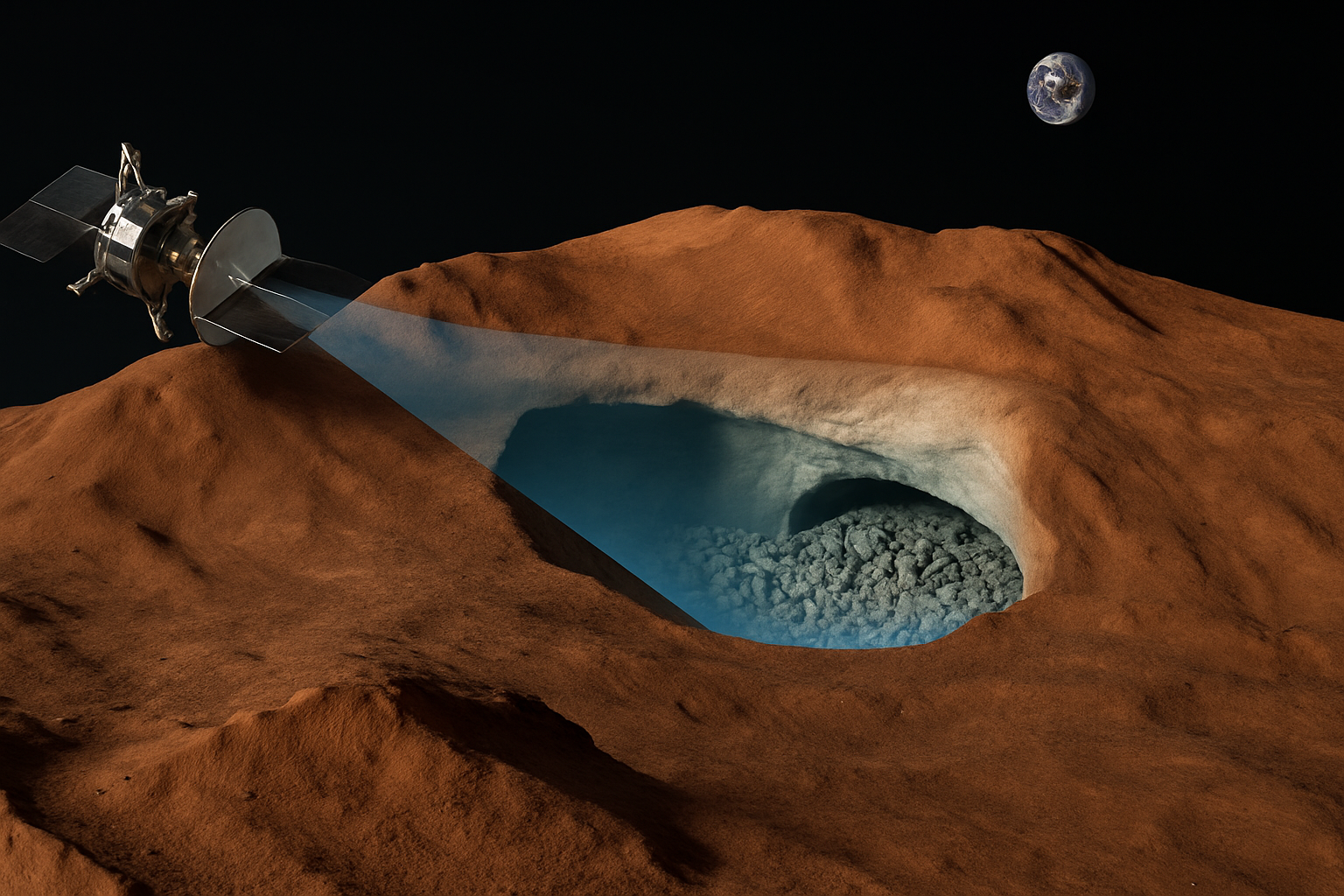 Radar rivela un gigantesco tubo lavico su Venere
