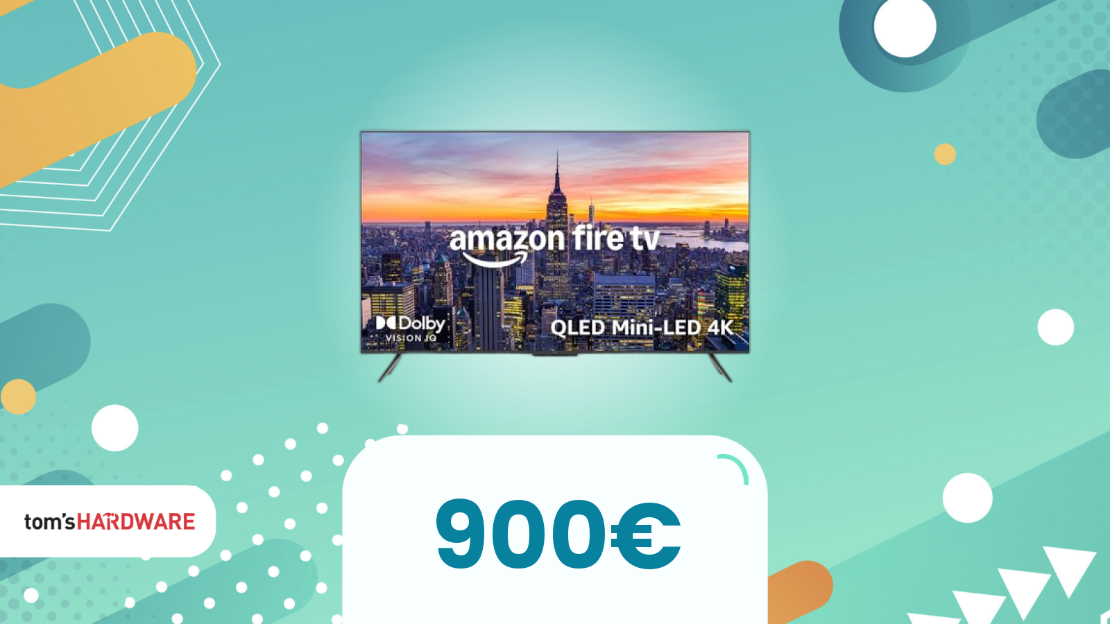 Amazon applica uno sconto del 31% sulla sua TV di punta