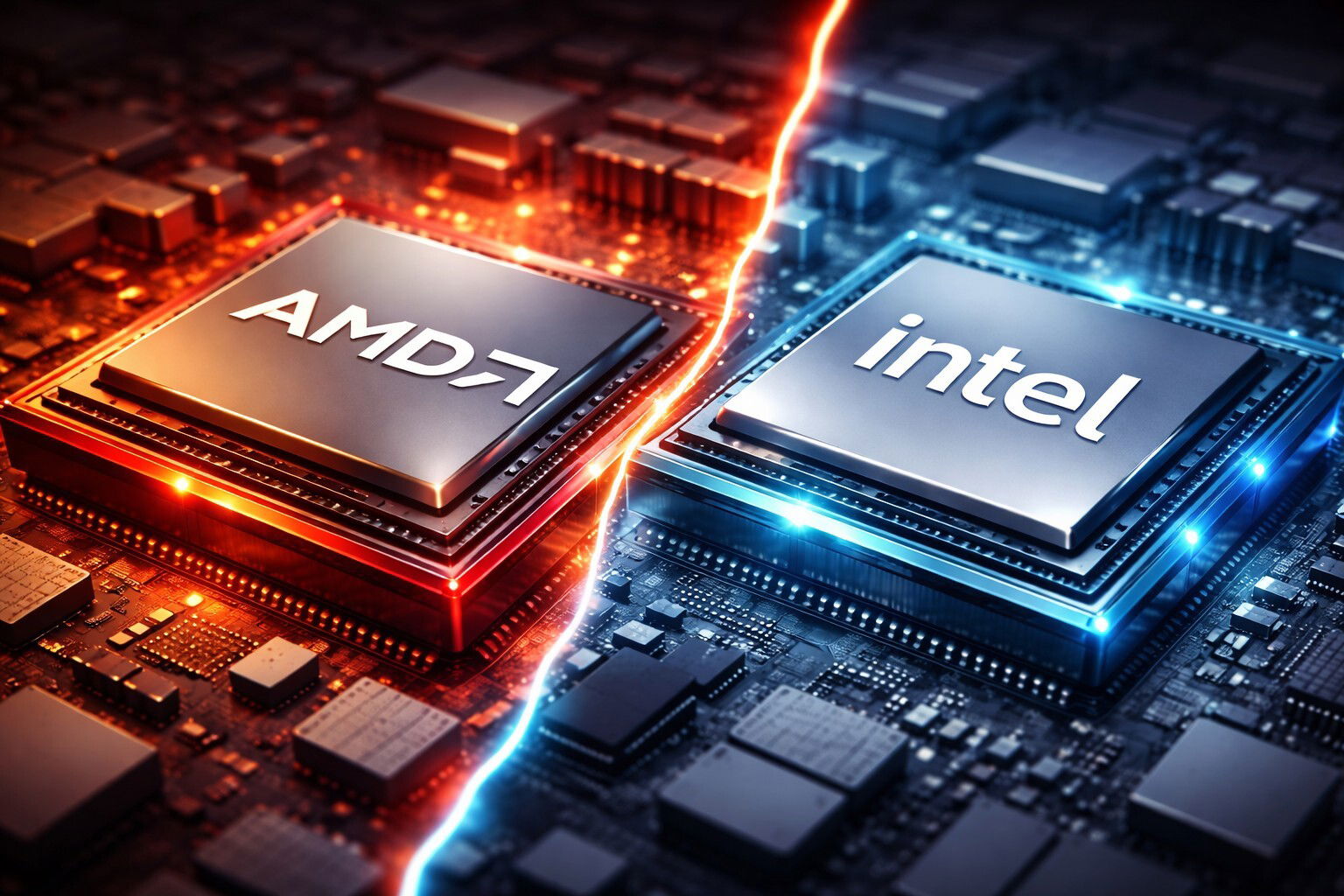 AMD cresce nel mercato CPU desktop ma resta dietro Intel