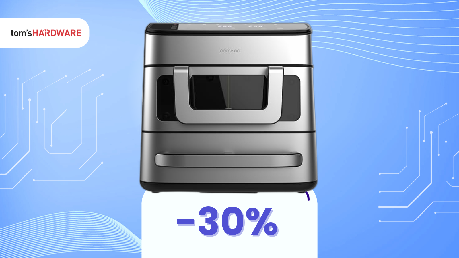 Maxi friggitrice ad aria formato forno: super offerta a 110€
