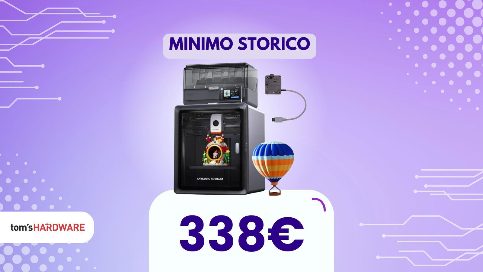 Per creativi e maker: stampante Anycubic a prezzo bomba su AliExpress