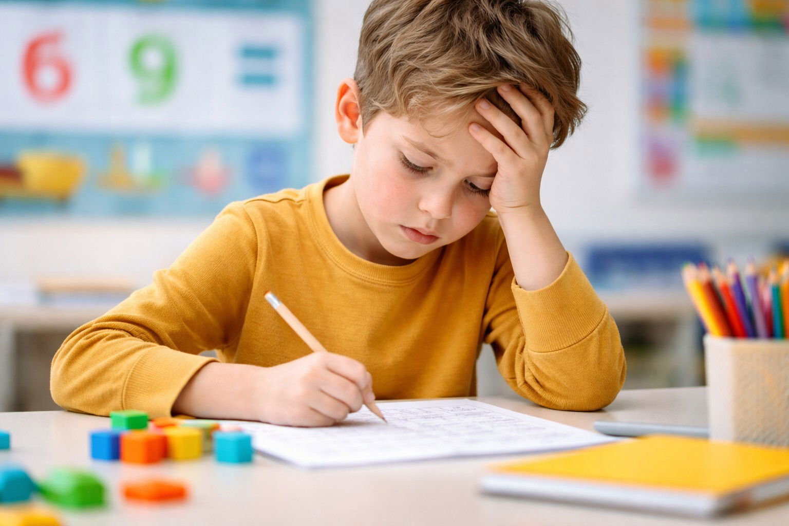 Perché alcuni bambini faticano in matematica