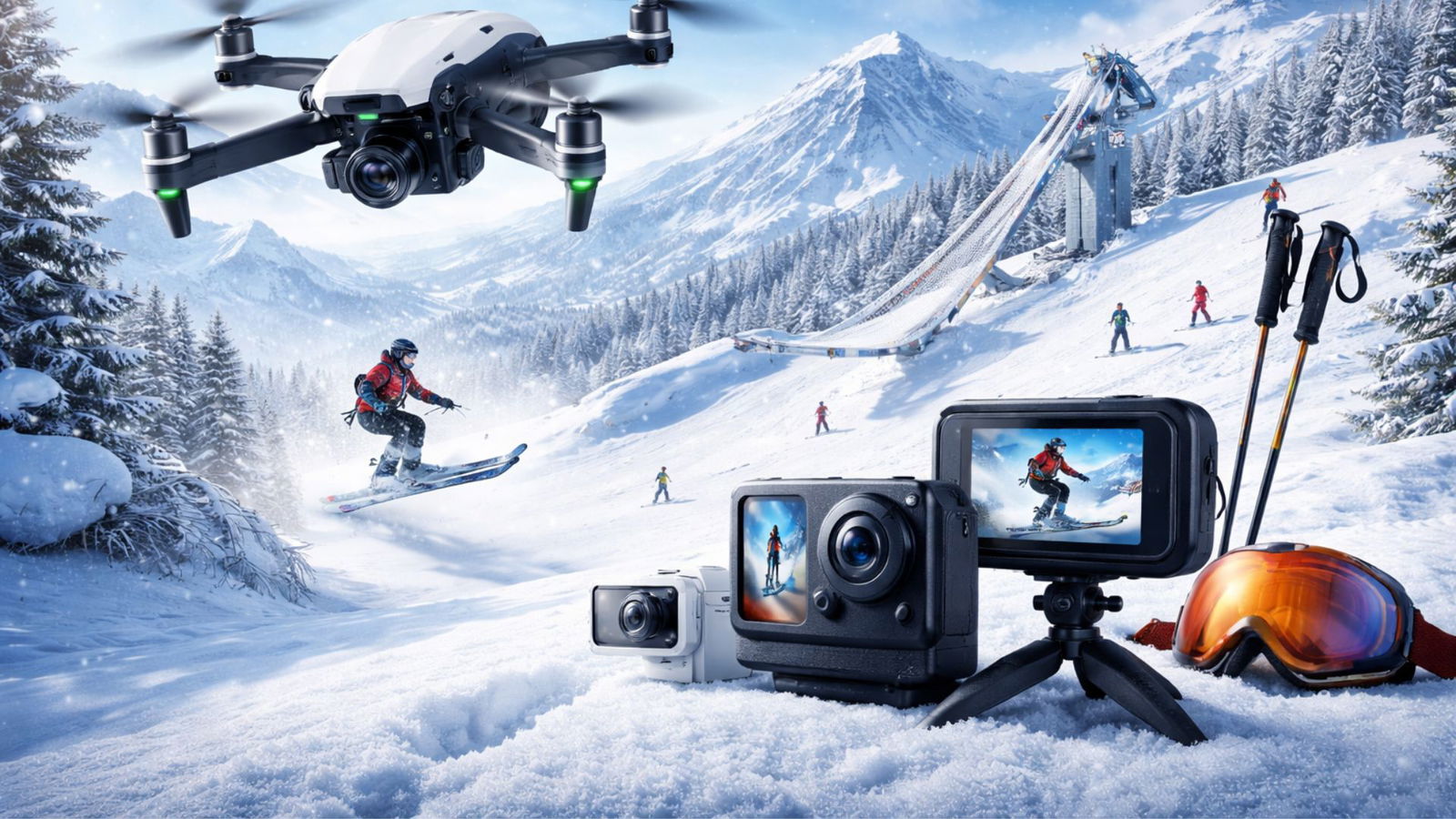 Immagine di Riprese da Olimpiadi Invernali: i droni e le action cam che ora trovi su AliExpress