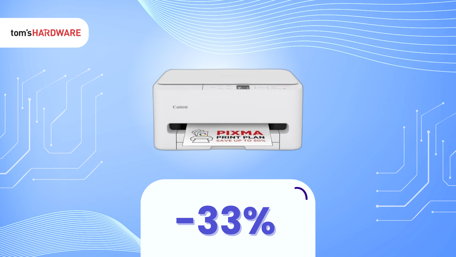 Wow, che affare! Canon PIXMA Wireless + Display OLED a 60€