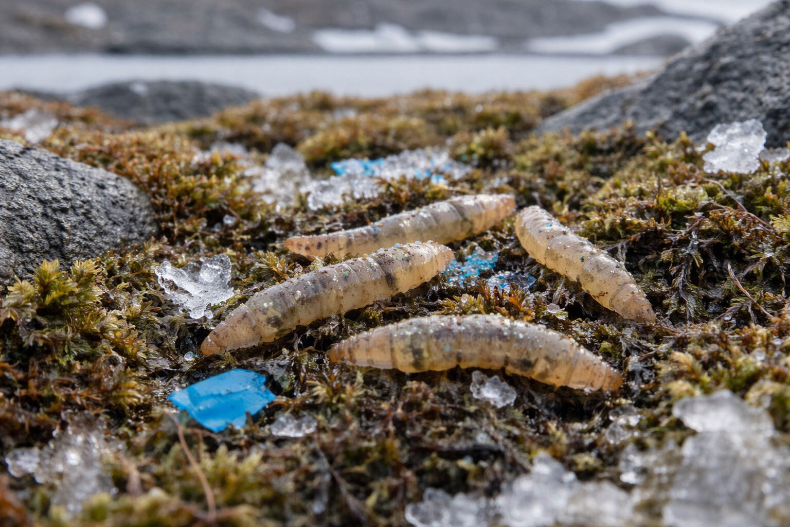Le microplastiche raggiungono l’unico insetto antartico