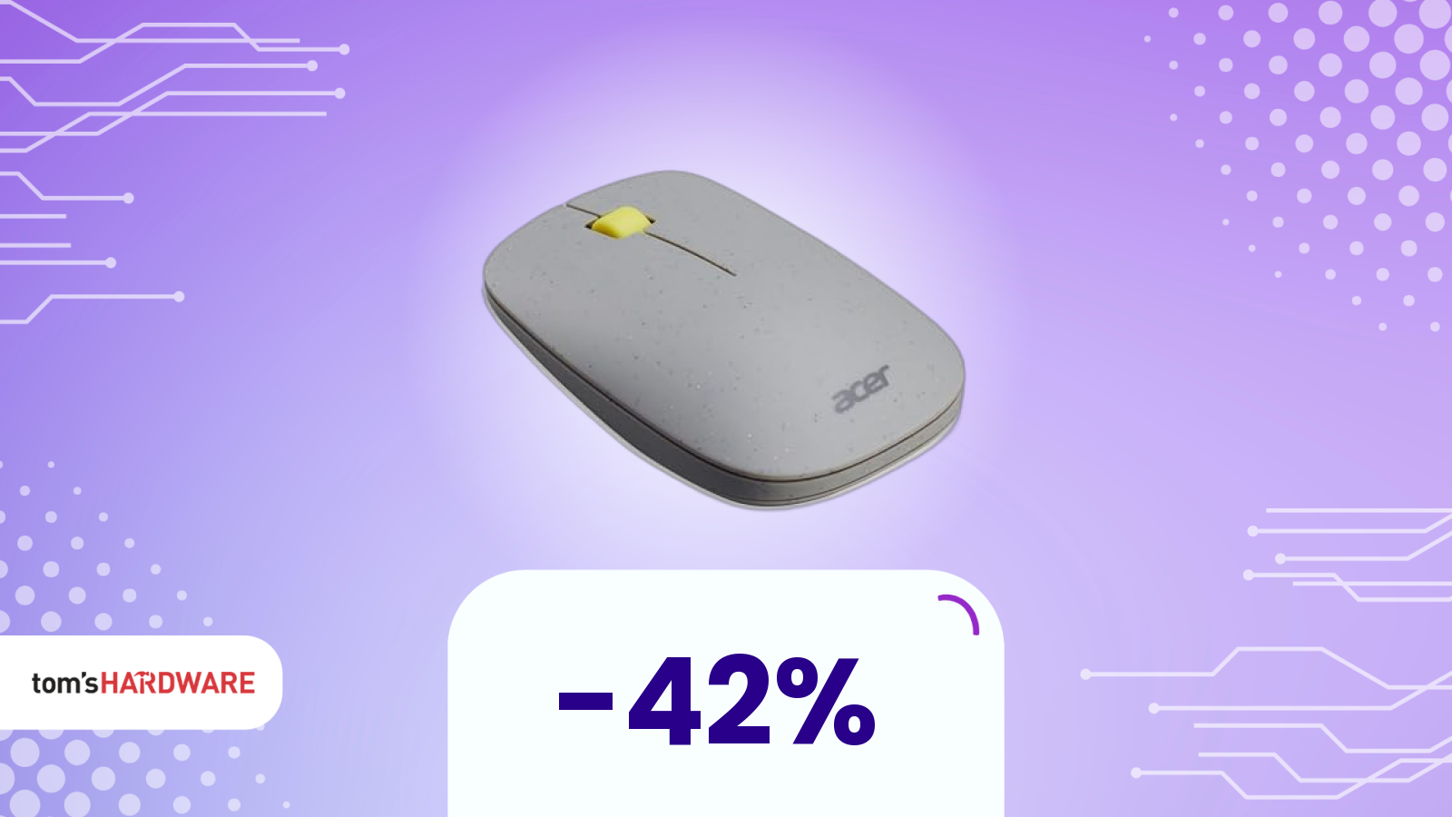 Non tutto deve essere da gamer! Mouse wireless Acer a -42% oggi