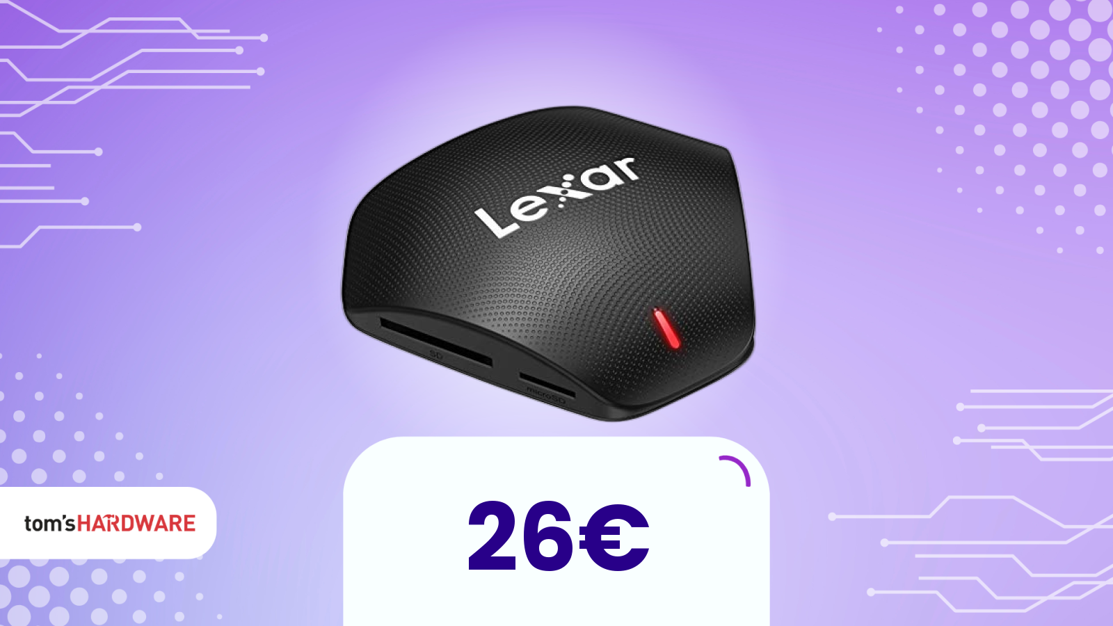 SD e micro SD sul PC in un click! Approfitta del lettore Lexar in promo