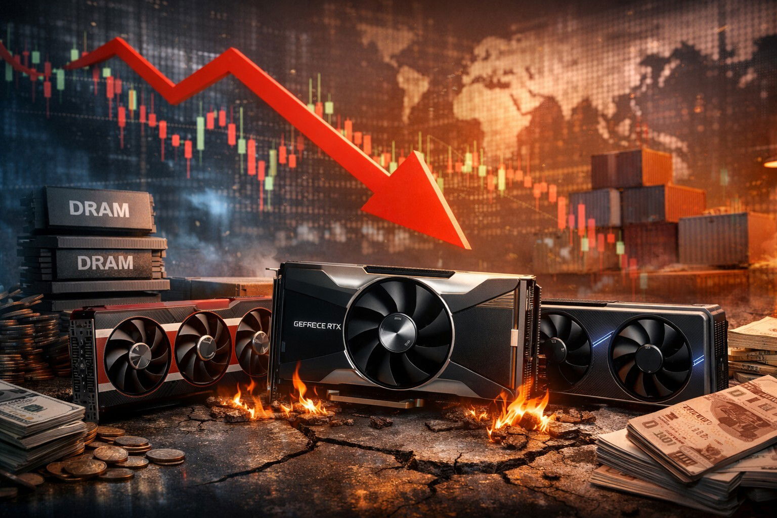 Prezzi GPU alle stelle, le RTX 50 trascinano il rincaro