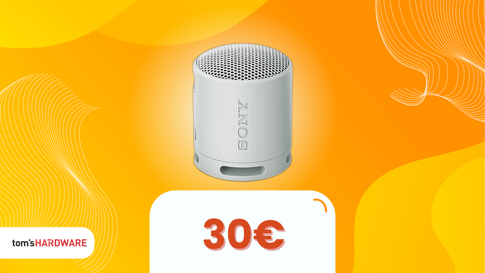Nero? No grazie. Il bianco è quello in saldo! Speaker Sony < 30€