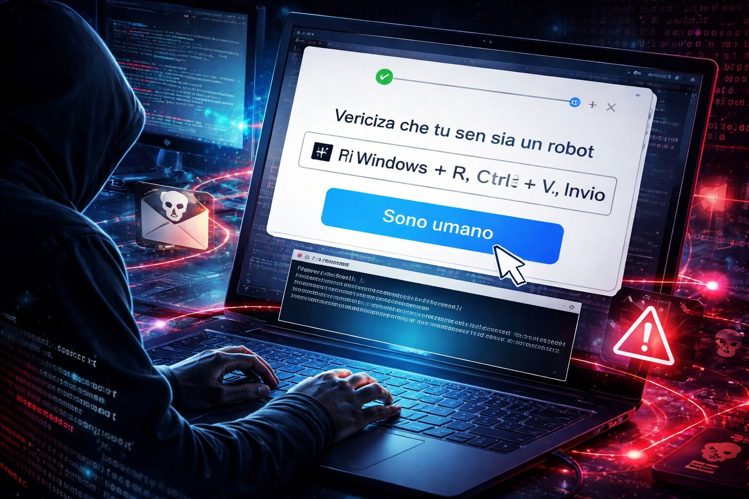 Windows sotto attacco con falsi CAPTCHA
