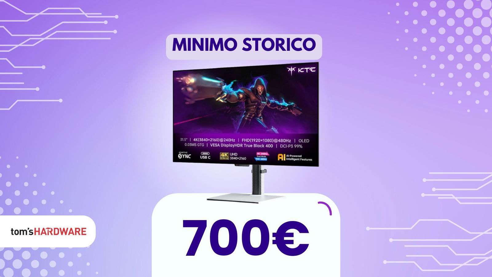 Il monitor 4K OLED di KTC (e l'offerta Amazon) che ti farà dire “lo compro subito”