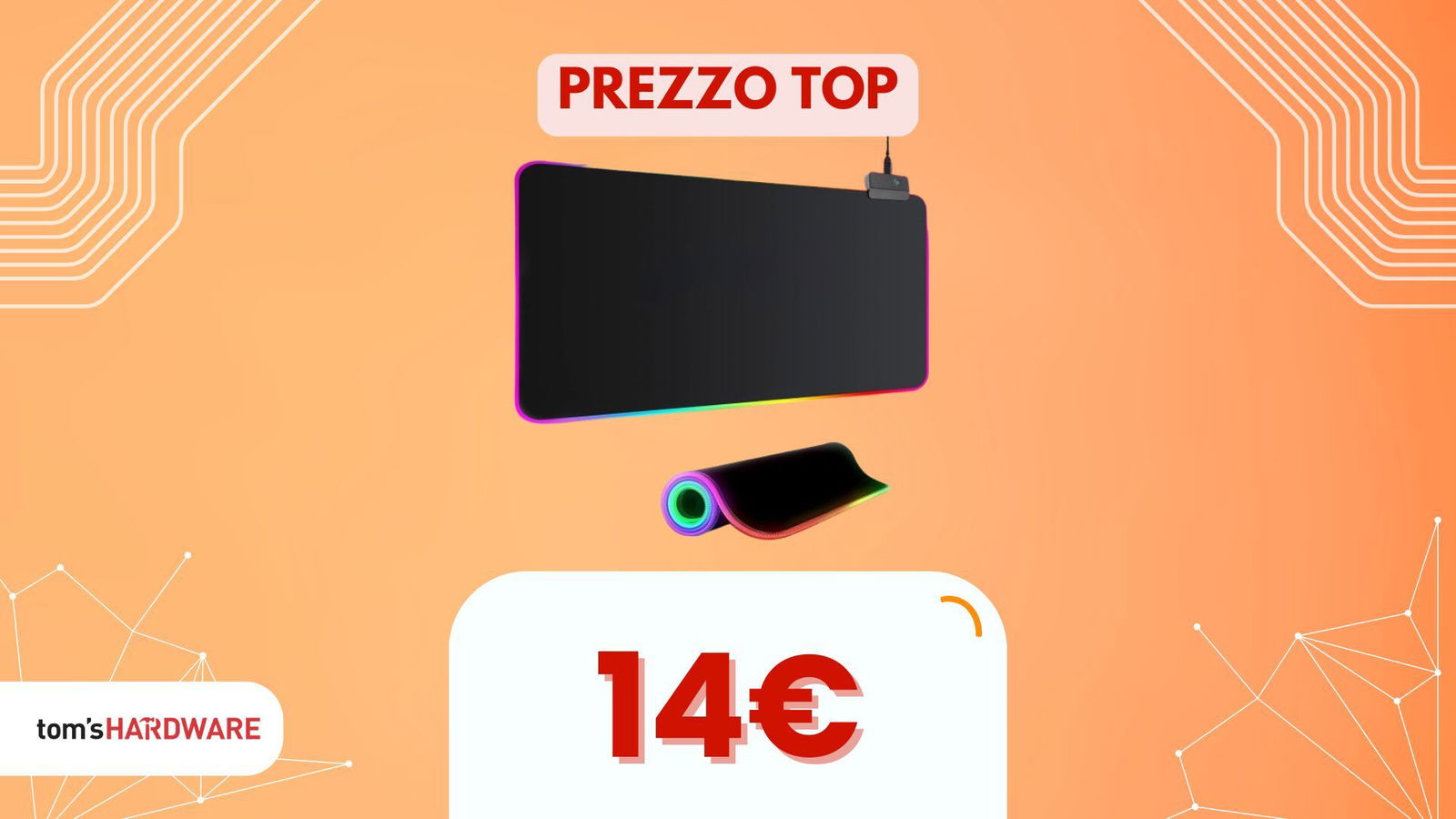 Era già il più venduto, ora con doppio sconto! Tappetino per mouse gigante