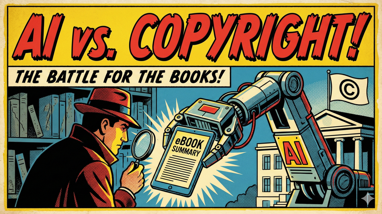 Immagine di eBook, riassunti con IA e copyright: dove finisce la legalità?