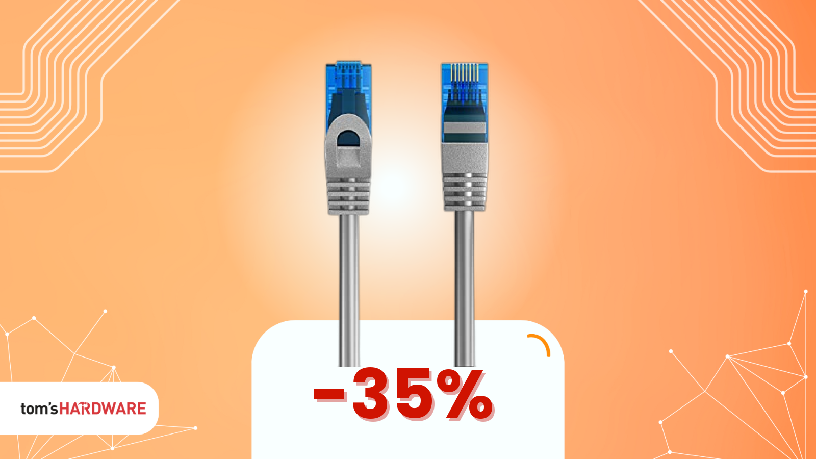 Fibra ottica al massimo? Ti basta questo cavo Ethernet da 20m a meno di 10€