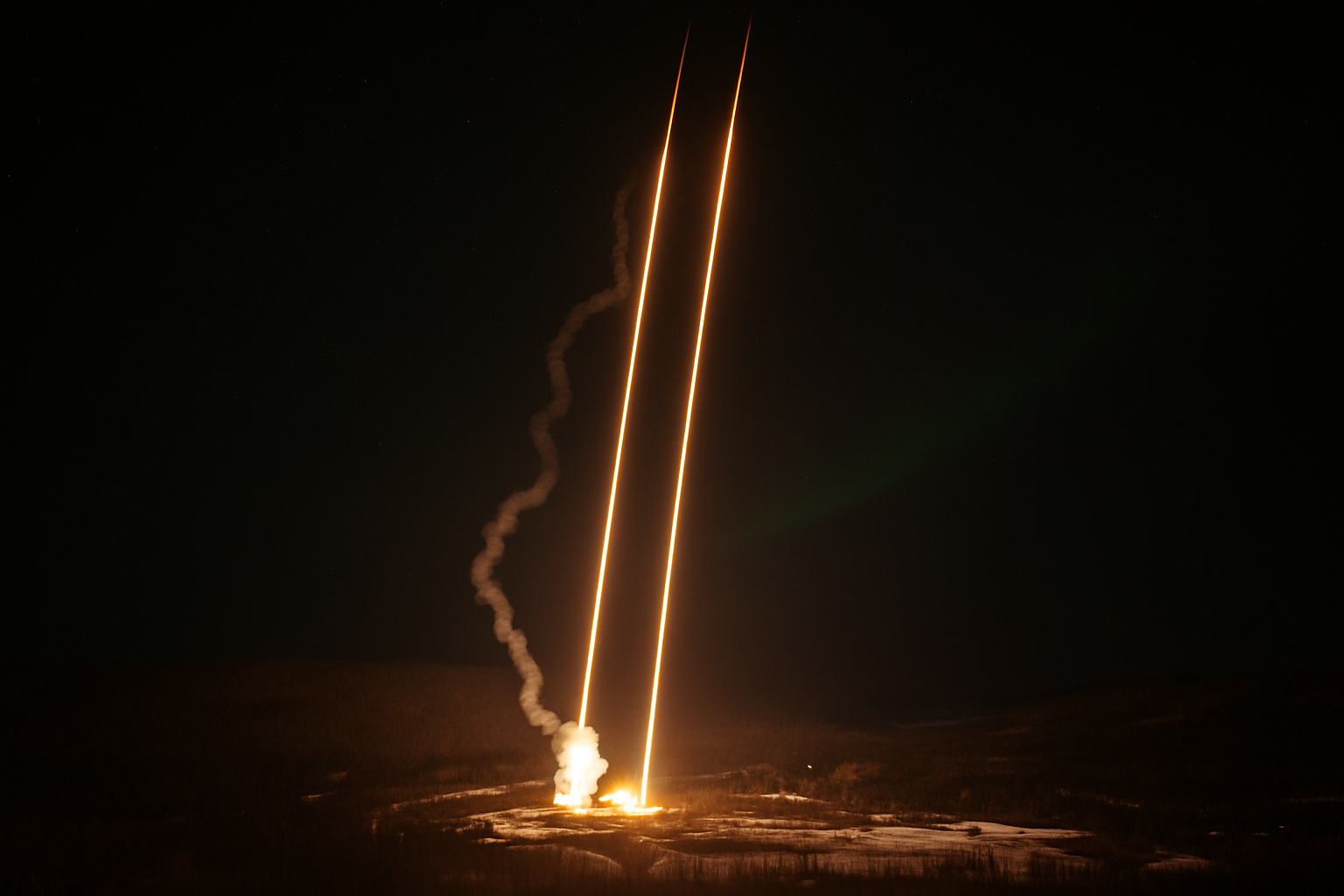 La NASA lancia tre razzi nell’aurora boreale