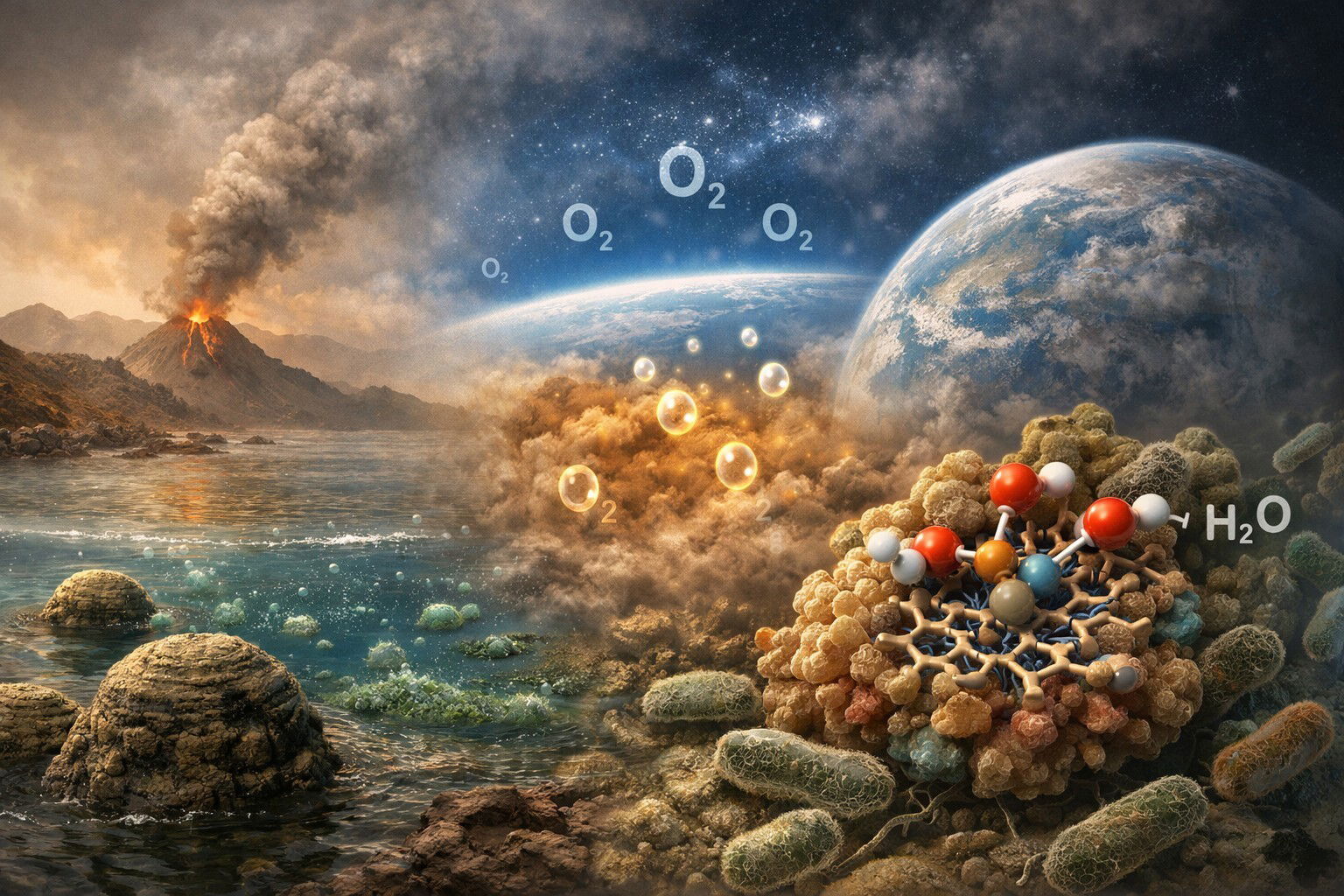 I microbi usarono ossigeno 500 milioni di anni prima