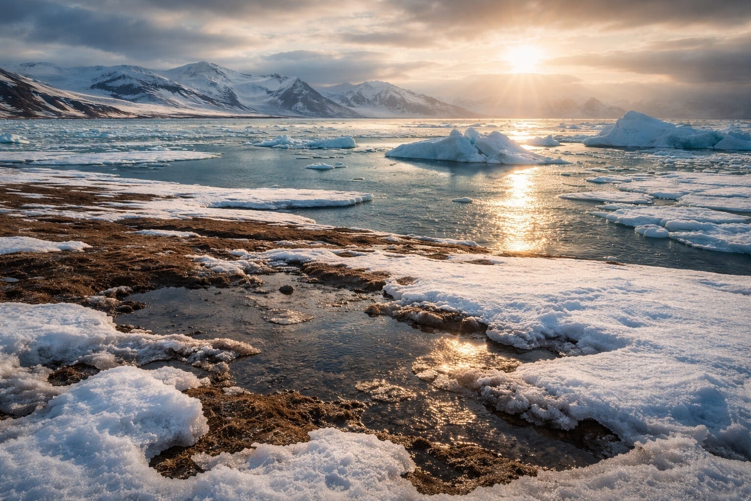 Artico, dati falsati sulla perdita di neve