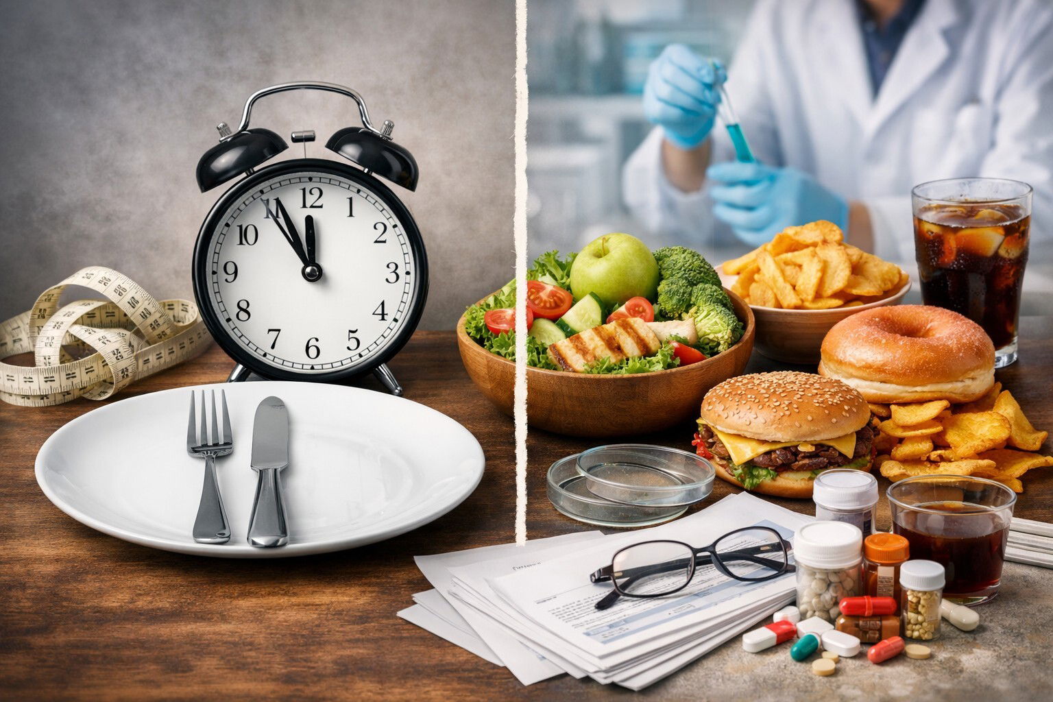 Il digiuno intermittente non batte la dieta classica