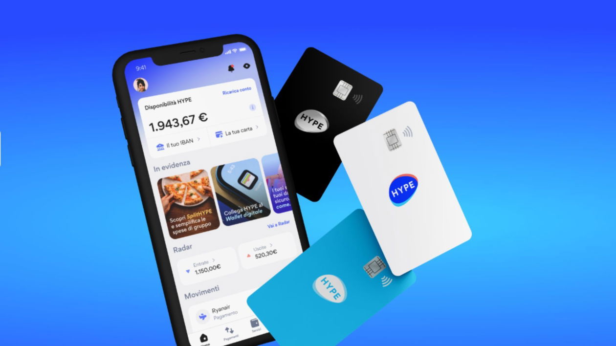 Immagine di Fallo anche tu! Apri HYPE e ottieni subito il tuo bonus di 50€