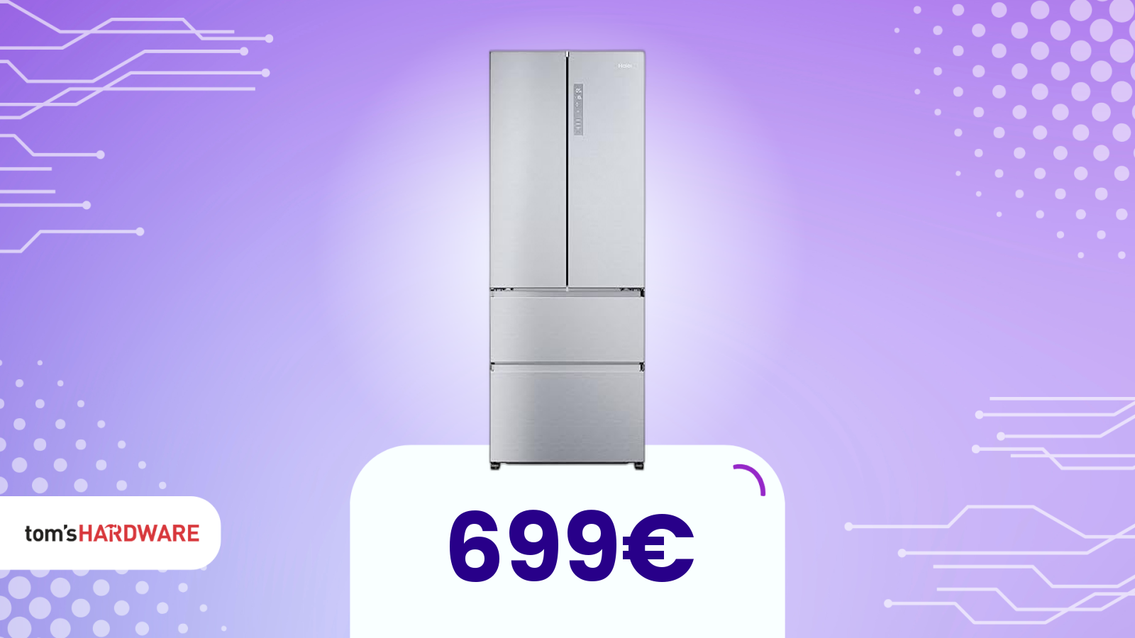 Un frigorifero fuori misura, ora a un prezzo strepitoso (-22%)