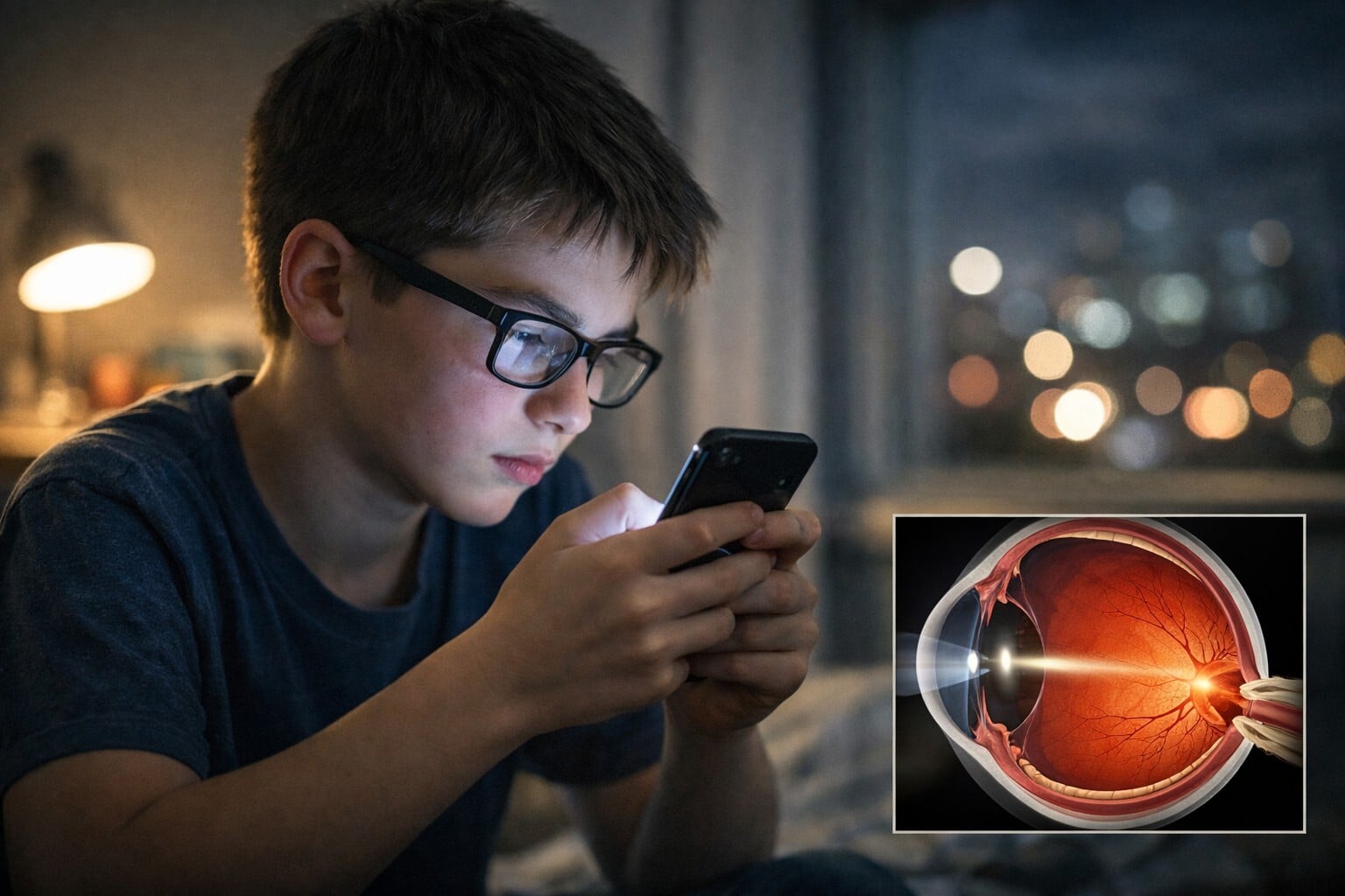 Miopia, una nuova ipotesi punta sulla scarsa luce