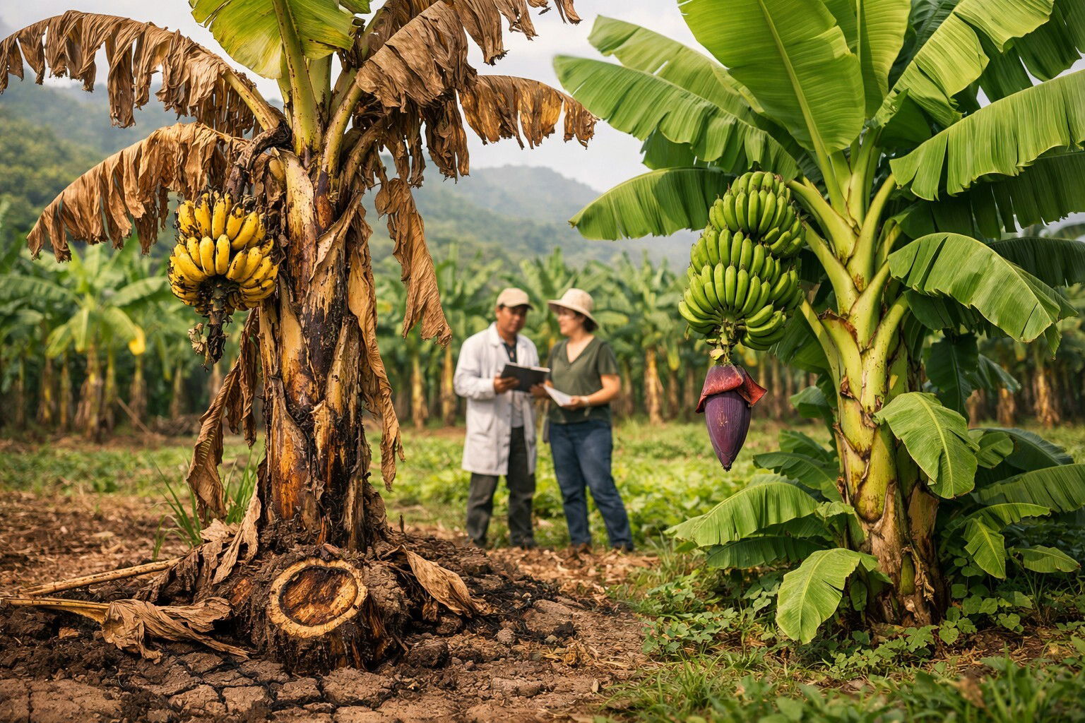 Scoperto il gene che può salvare le banane
