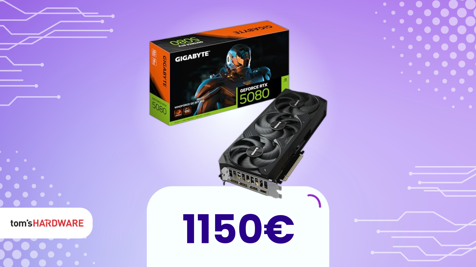 Offerta lampo! RTX 5080 a soli 20€ dal prezzo più basso di sempre