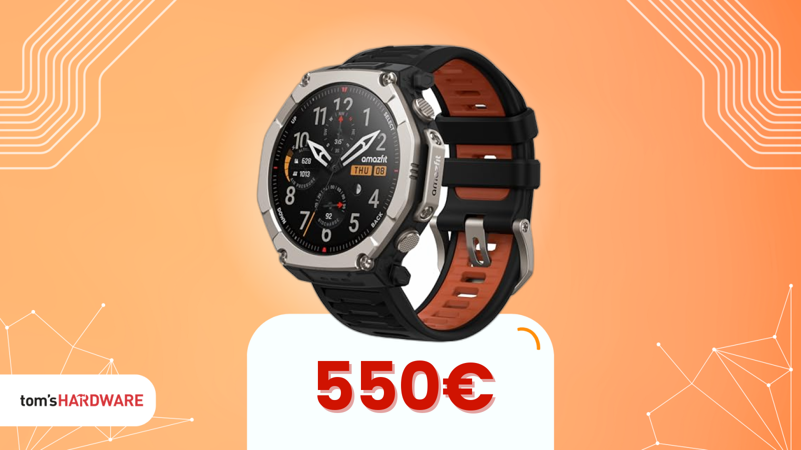Non serve aspettare il primo sconto! Amazfit T-Rex Ultra 2 ora su Amazon